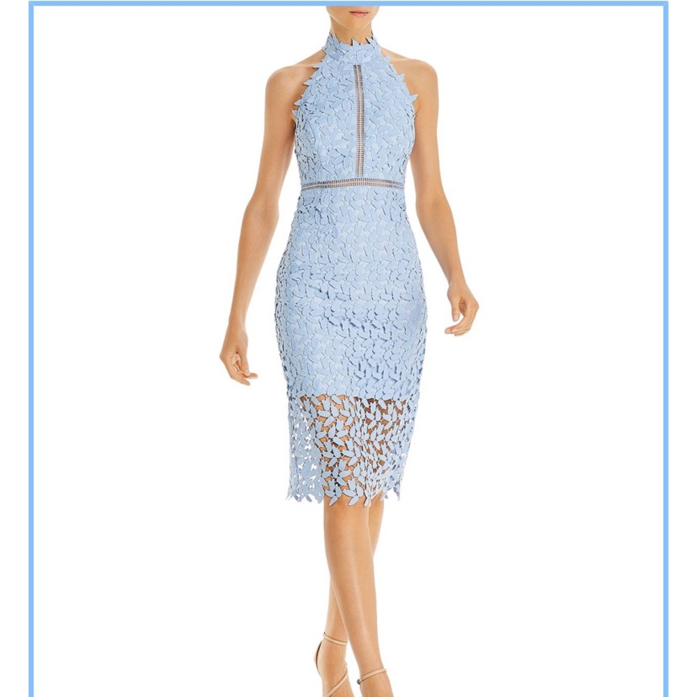 Gemma halter lace dress